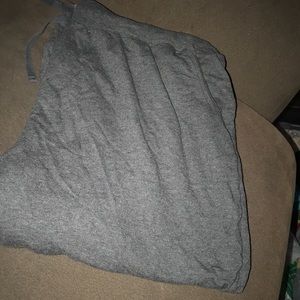 Gray Capri sweat pants
